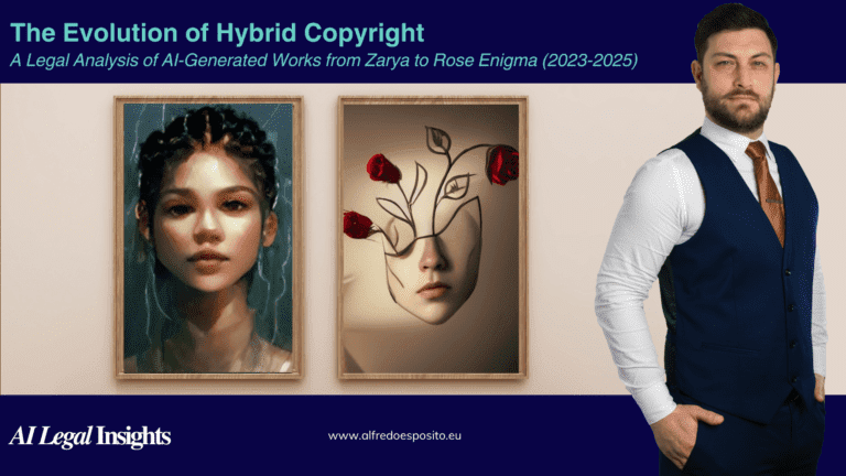 The Evolution of Hybrid Copyright: A Legal Analysis of AI-Generated Works from Zarya to Rose Enigma (2023-2025)